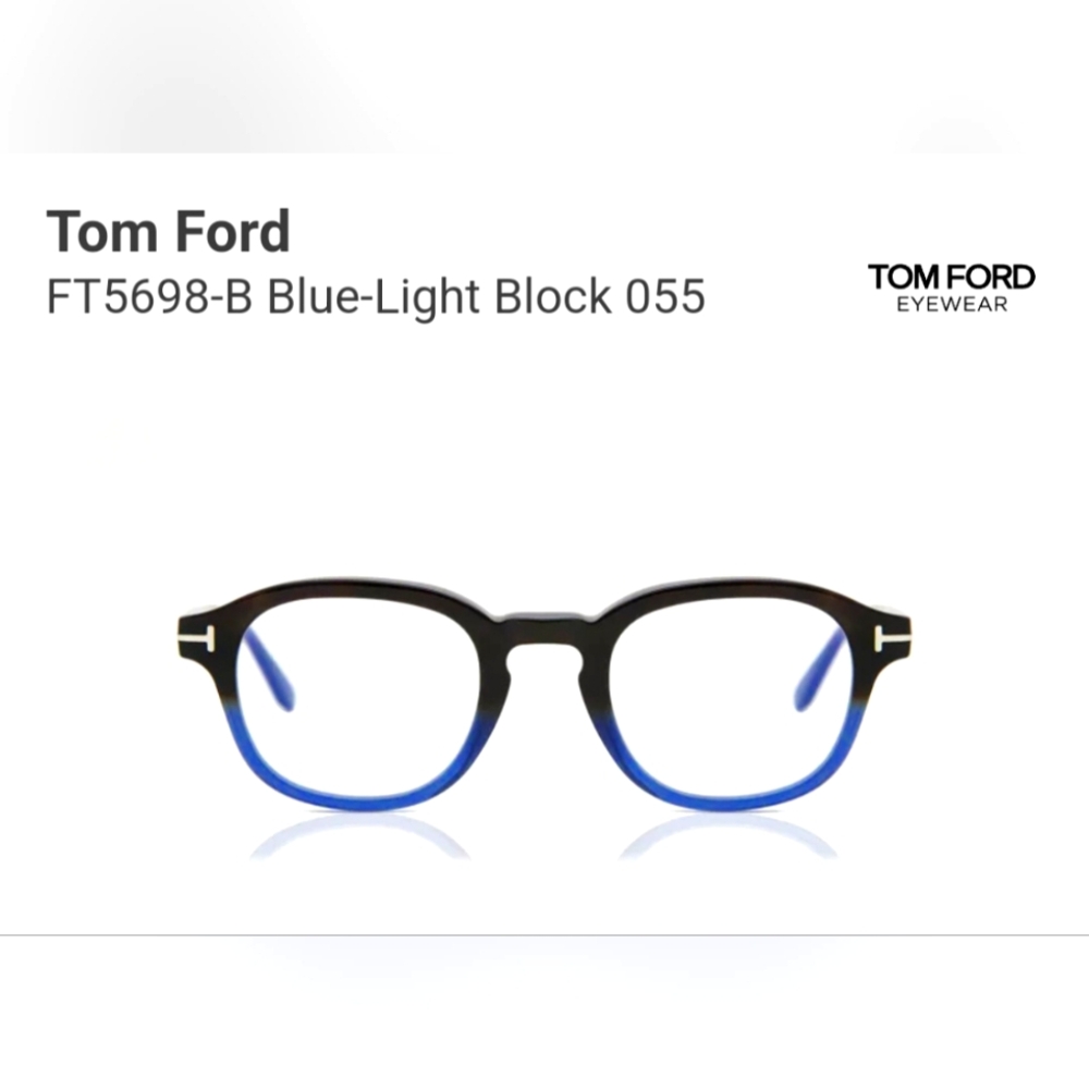 Tom Ford Eyewear Black & Blue